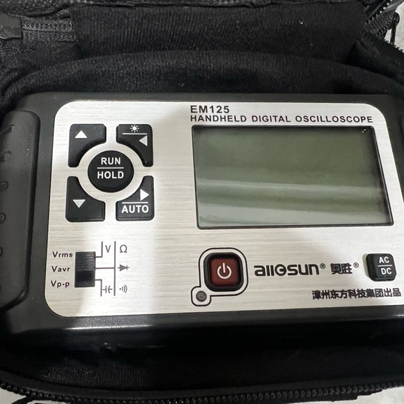 2 in 1 Handheld Digital Oscilloscope Portable Digital Oscilloscope Allosun Em125 - Picture 1 of 8